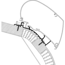 Adapter Carthago Chic ab Bj. 2015 zu TO Serie 6 und 9, 4 m