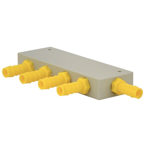 Wasserverteilerblock WeißGELB®, 4-fach