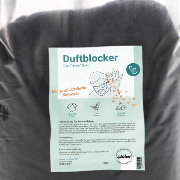 Duftblocker 20 l Sack Premium-Streu von Trelino