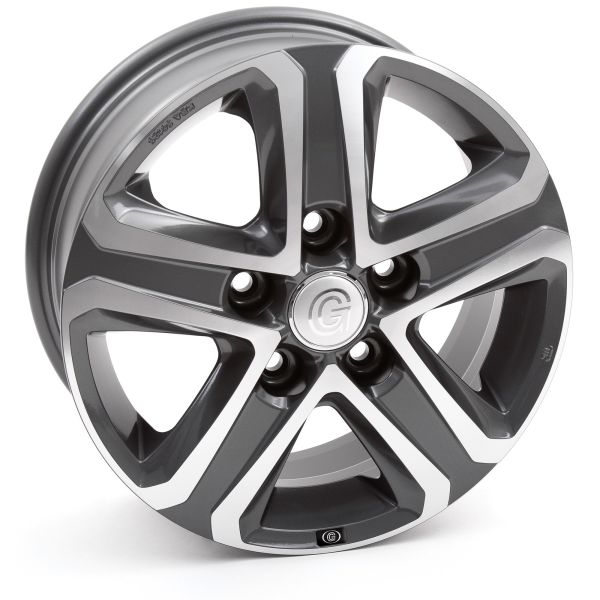 Aluminiumfelge für Fiat Ducato, anthracite polished glossy