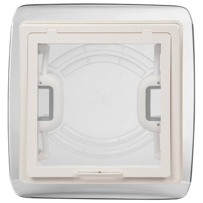Dachhaube VisionVent S eco mit Fliegengitter, cremeweiß