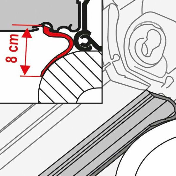 Dichtband Rain Guard Lower, 3 m