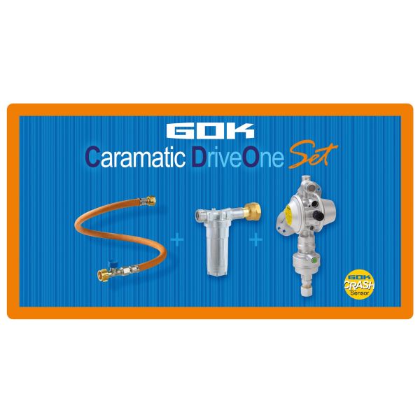 Sicherheits-Gasdruck-Regelanlage Caramatic DriveOne Set
