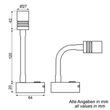 Schwanenhalsleuchte