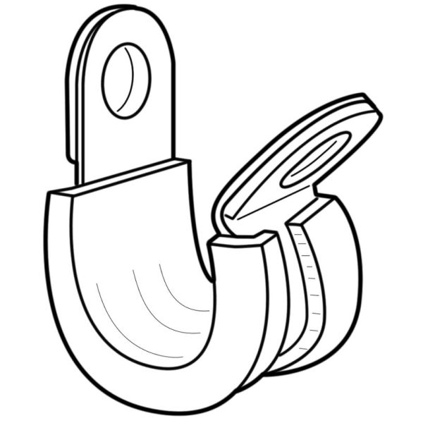 Rohrschelle, 8 mm