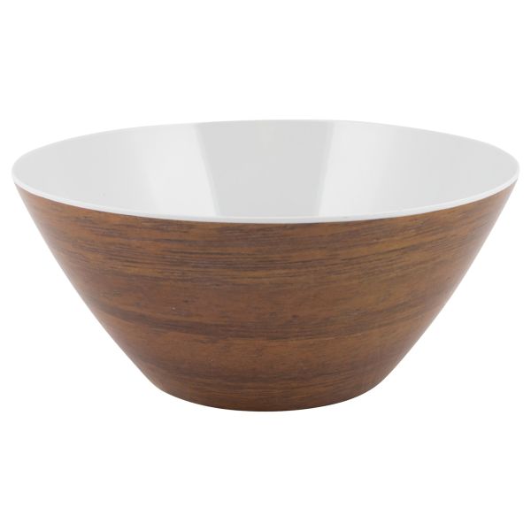 Salatschüssel in Holzoptik