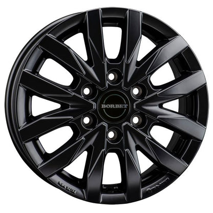 Aluminiumfelge CW6 für MB Sprinter ab Baujahr 2006/04 mit Front-/Heck Antrieb, black matt, 6,5 x 16"